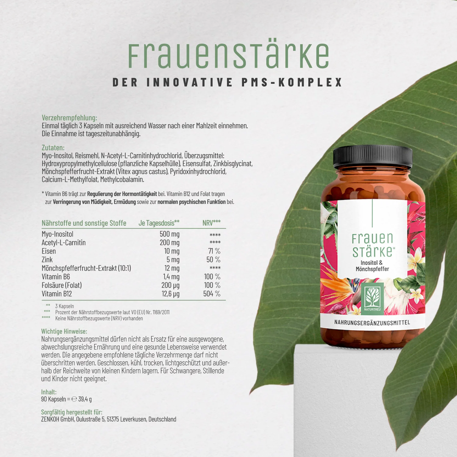 Frauenstärke: Inositol Mönchspfeffer Komplex - Image 9