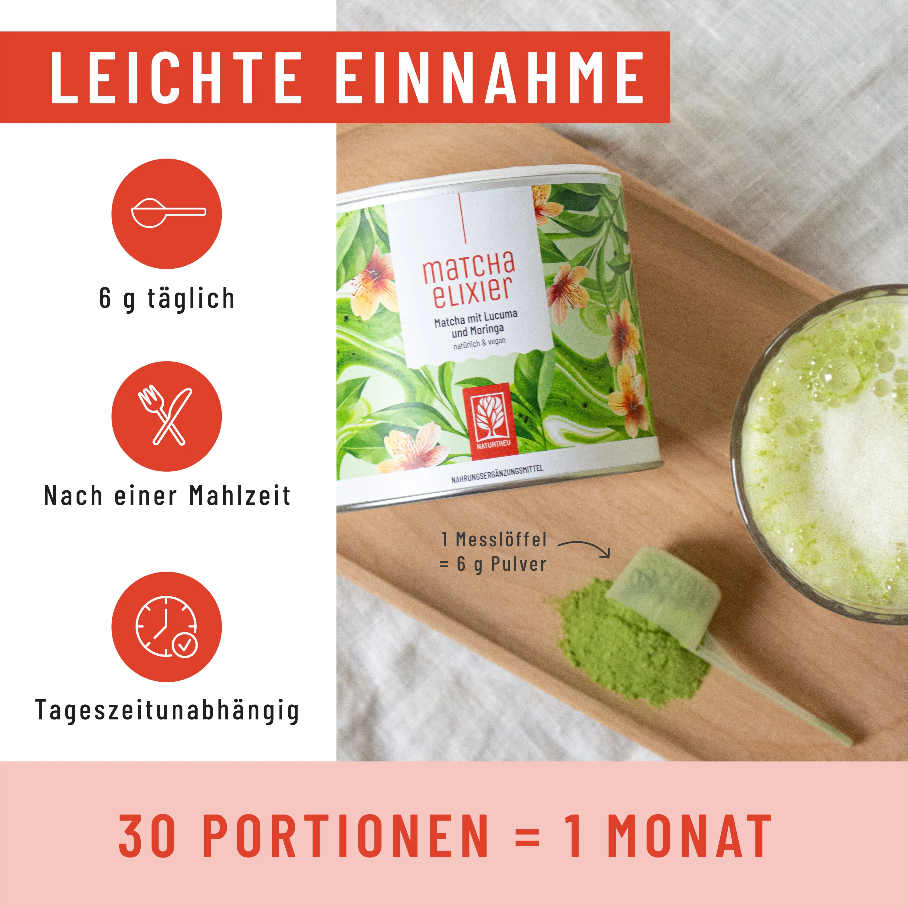 Matchaelixier: Matcha mit Lucuma und Moringa - Image 6