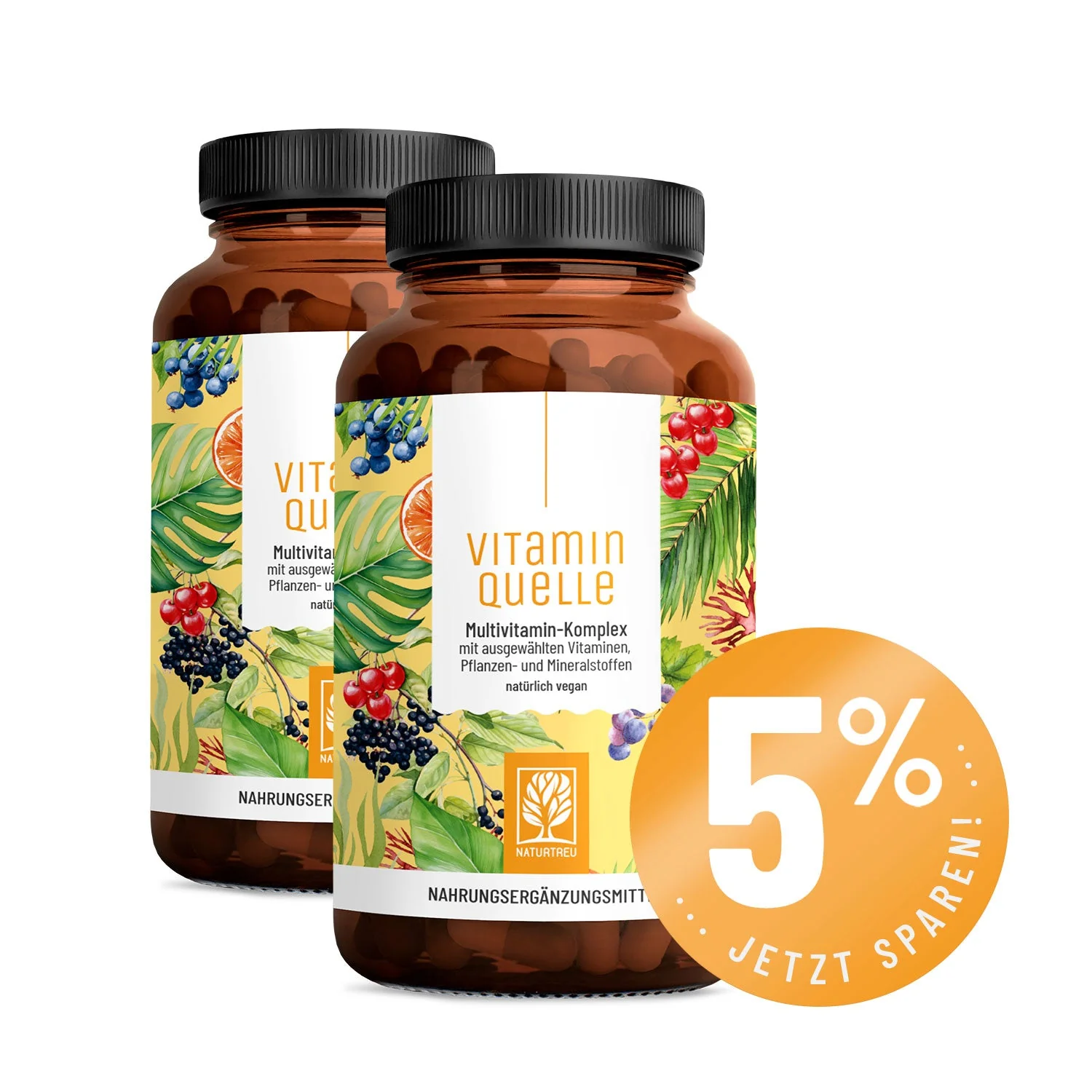Vitaminquelle: All in One Multivitamin mit 35 Vitaminen, Pflanzen- & Mineralstoffen - Image 14