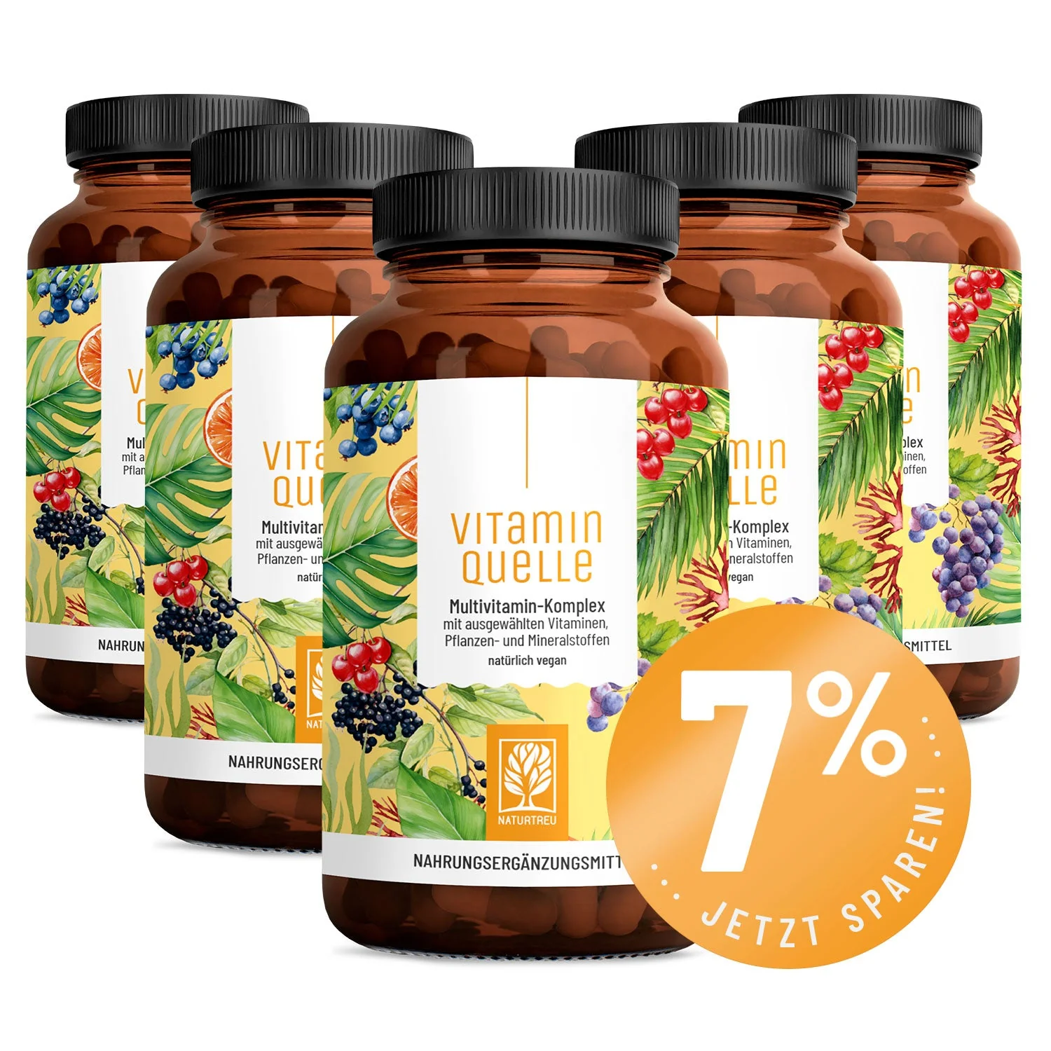 Vitaminquelle: All in One Multivitamin mit 35 Vitaminen, Pflanzen- & Mineralstoffen - Image 16