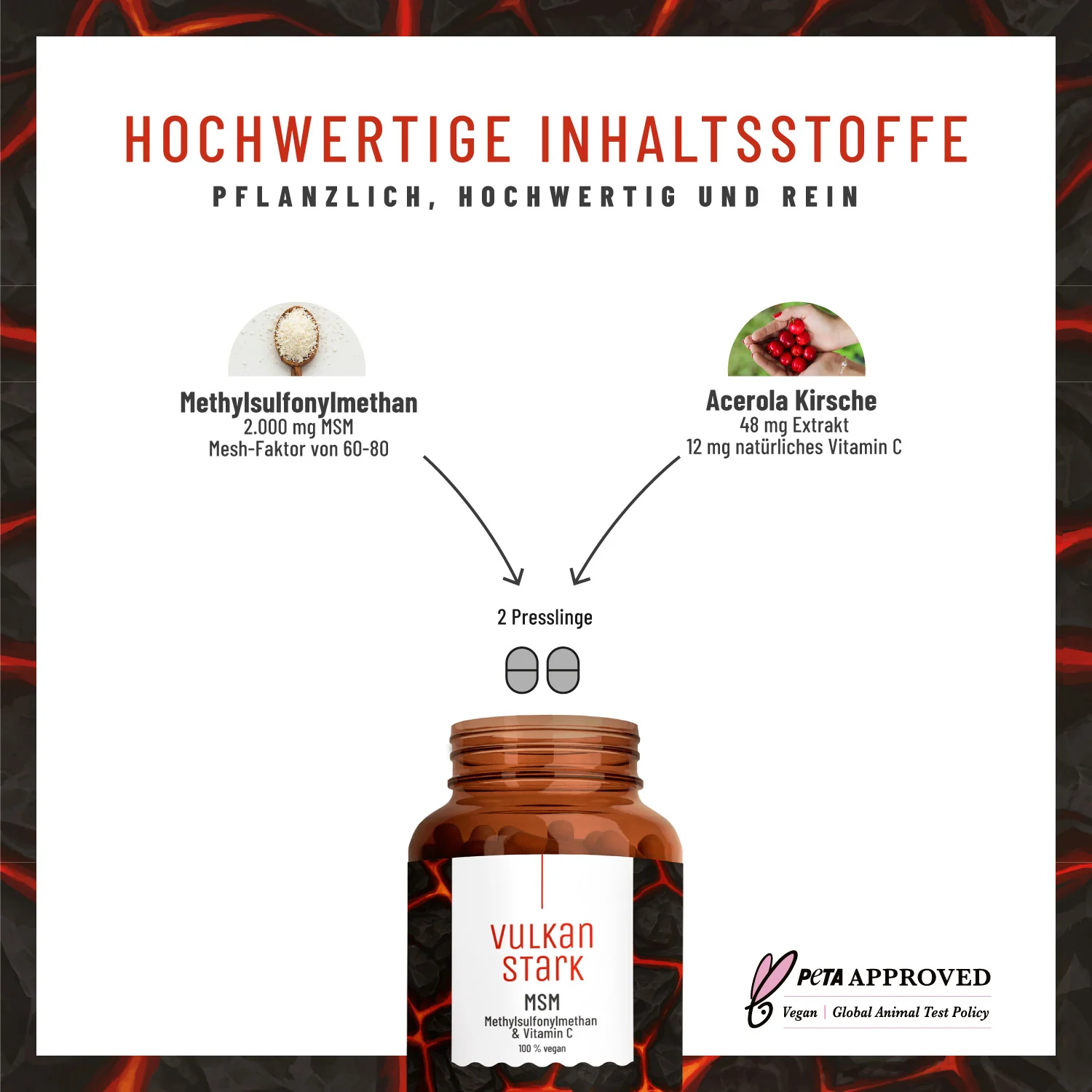 Vulkanstark: MSM-Komplex mit Vitamin C - Image 3